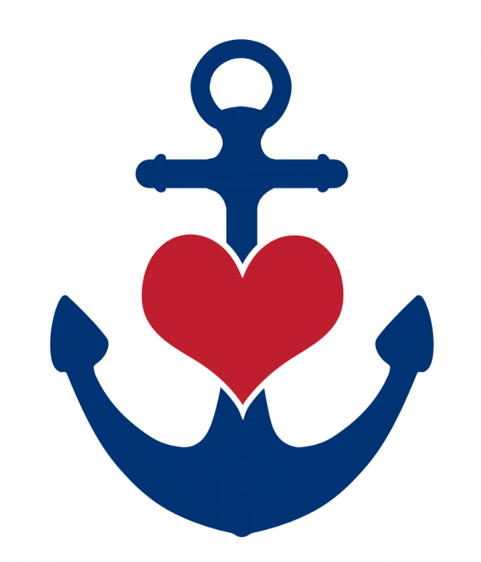 Anchor with red heart