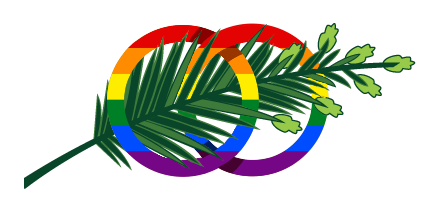 RECAMFT Rainbow Rings Leaf logo