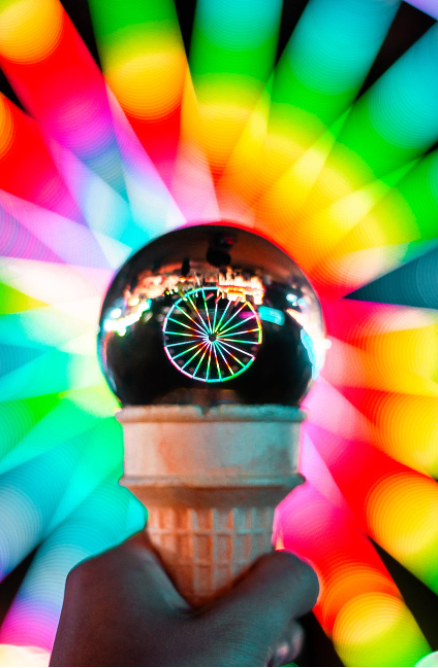 Rainbow lightbulb
